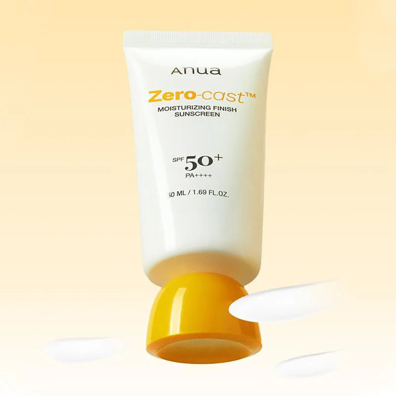 ANUA - Zero-Cast Moisturizing Finish Sunscreen 50mL