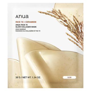 ANUA - Rice 70 Glow Collagen Mask