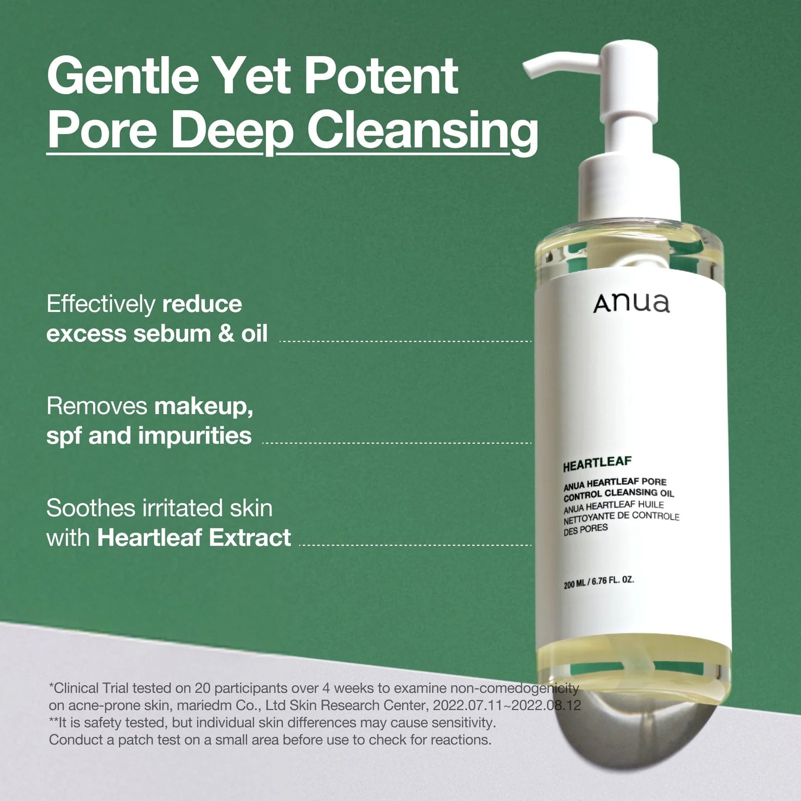 ANUA - Heartleaf Pore Control Cleansing Oil (Nova Versão)