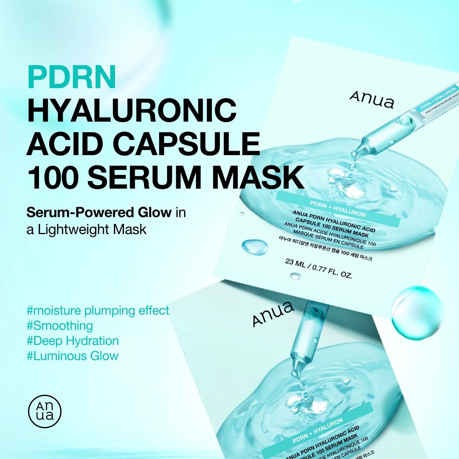 ANUA - PDRN Hyaluronic Acid Capsule 100 Serum Mask