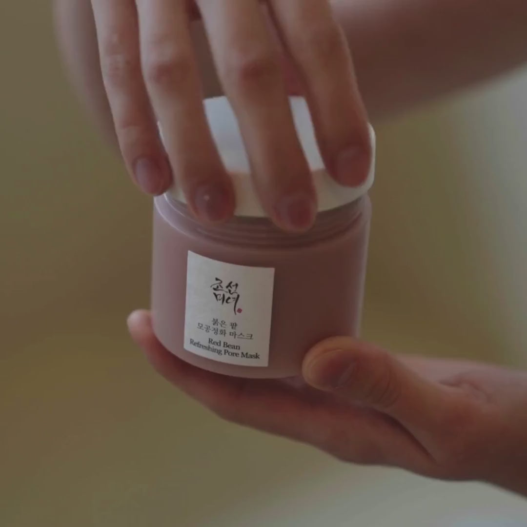 Cargar vídeo: BEAUTY OF JOSEON - Red Bean Refreshing Pore Mask
