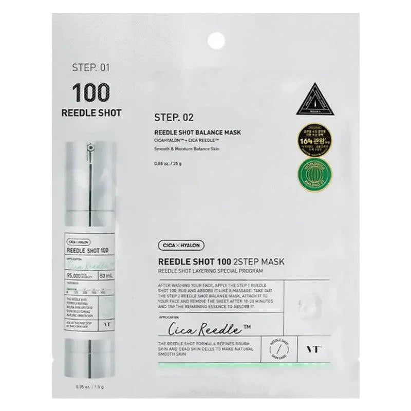 VT Cosmetics - Reedle Shot 100 2-Step Mask